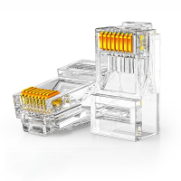 山泽 水晶头 RJ45 100个/盒(单位:盒)