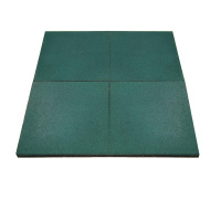 美瑞欧 户外橡胶地板 50*50*3.0cm(高密度)绿色 46块/组 定制(单位:组)