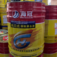 海冠 醇酸磁漆酚醛漆环保漆 金属防锈漆 彩钢瓦铁铝钢结构道栏杆铁门漆防锈漆 银色 15KG/桶(单位:桶)