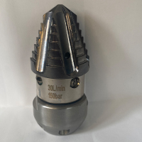 艾克心 管道清洗疏通喷头 宝塔地钻30L 中4后6 1/2内丝(单位:个)