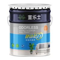 宣乐士 环保净味室内墙漆 墙面漆乳胶漆自刷水性油漆涂料 20KG 冰蓝(单位:桶)