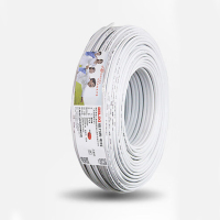 德力西(DELIXI) 国标纯铜电线 铜芯家用护套线2芯1.5 家装电源软线电缆 BVVB 100米/卷(单位:卷)