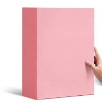 艾克心 粉红色打印纸 A4/80g--500张/包(单位:包)