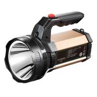 艾克心 消防手电强光手提探照灯 金色[DP-7313]6000毫安电池容量+8W高亮度+续航14个小时(单位:个)