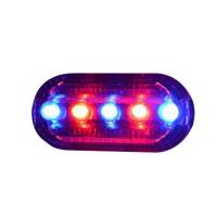 汇特益 LED肩灯 红蓝led爆闪肩灯安全灯警示灯肩夹式闪光器救生灯多功能信号 10个/组(单位:组)