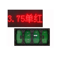 Hittery LED灯板 F3.75车牌识别高亮显示屏室内led模组 单红304*152mm 2121灯(单位:块)