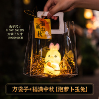 汇特益 中秋节小礼品花灯手工diy 福满中秋 [抱萝卜玉兔]方袋 5套/组(单位:组)