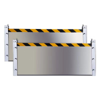 美瑞欧 防汛挡板 高50cm 厚度4厘米 304不锈钢挡板+铝合金卡槽立柱 不含安装 定制(单位:平方米)货期5天