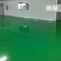 迅彩 水性地坪漆 单组份地板漆 艳绿 10kg/桶(单位:桶)