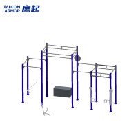 鹰起(FALCON ARMOR)综合训练架CF架体能训练考核多功能深蹲硬拉组合12-16人 FJ1006A(单位:套)