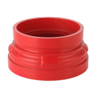 艾克心 消防沟槽卡箍大小头 DN100*80(外径114变89)铸铁材质 10个/组(单位:组)