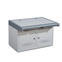 Hittery 安防监控室操作台电脑桌指挥中心控制台调度台F102双联灰白套色(单位:张)货期7天