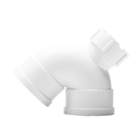 联塑(LESSO) PVC排水配件带口存水弯头立管检查口 110带口存水弯头 2个/组(单位:组)