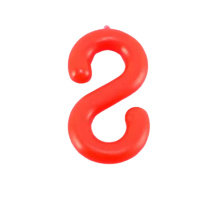 艾克心 塑料链条S扣 连接扣6mm小号 红色20个/包(单位:包)