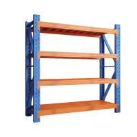 美瑞欧 货架 蓝橘4层主架高2米 加厚长80宽40cm 配洞洞板月光白100*40cm加厚款 含挂钩10个(单位:套)