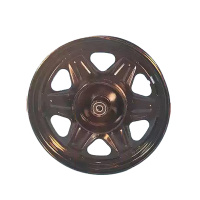 美瑞欧 电动三轮车前轮 电动三轮车钢圈轮毂(前轮黑)300-12/350-12轴承6201 (单位:个)