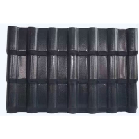 Hittery 合成树脂瓦片 长度1.095m*生产宽度1.05m*厚2.5mm 灰色白底 5节 10块/组(单位:组)