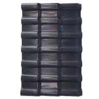 Hittery 合成树脂瓦片 长度1.095m*生产宽度1.05m*厚3.0mm 灰色白底 5节 10块/组(单位:组)