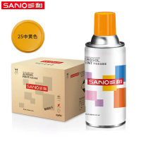 三和 普通色 手喷漆 工业油漆 KA-J2A.25中黄色 12罐/箱 2箱/组(单位:组)货期30天