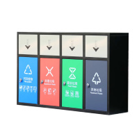 艾克心 智能垃圾桶 市电款镀锌板材质 智能感应 配垃圾桶1260*320*800mm 定制(单位:套)货期17天