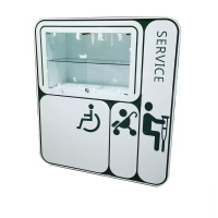 Hittery 便民服务柜银行营业大厅 宣传用品柜 宽140cm高180cm厚60CM 定制(单位:套)货期12天