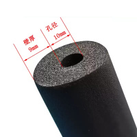 Hittery B1级空调铜管保温棉 孔径3分 φ10*壁厚9mm 60米/卷(单位:卷)货期3天