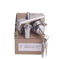 序号813 汇特益 玻璃门地锁 双开 179D两边插钥匙 40-55MM(单位:套)货期4天