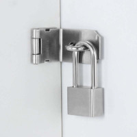 序号817 美瑞欧 304不锈钢挂锁 长梁30mm[合金钢]单开 (单位:个)