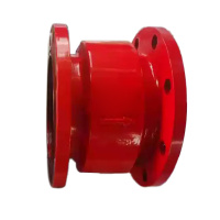 奥托多尔 止回阀 球墨铸铁大体烤漆DN80 长度15.5cm含水线 红色 定制(单位:个)货期4天