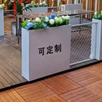 奥托多尔 落地长方形花槽120×30×60cm 白色 201烤漆 定制 含印制单色logo 不含卸货(单位:个)货期9天