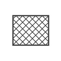 美瑞欧 市政景观落地长方形花槽网格120×60cm 黑色 螺丝固定 定制 不含卸货(单位:块)货期9天