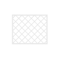 美瑞欧 市政景观落地长方形花槽网格120×60cm 白色 螺丝固定 定制 不含卸货(单位:块)货期9天