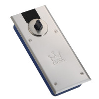 皇冠 通用型玻璃门地弹簧 N-818定位带配件承重≤120kg(升级款)盖板尺寸309*145*51mm (单位:套)