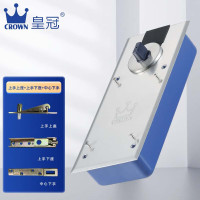 皇冠 通用型玻璃门地弹簧H220-B 不定位带配件承重≤105kg(升级款) 盖板尺寸281*122mm (单位:套)