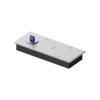 坚朗 地弹簧HD405/14° 盖板不锈钢 400#拉丝 有驻持 中文 不含三配件(单位:套)货期7天