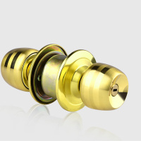 美瑞欧 球形门锁740-D5831A金色(中心距70mm)35-50mm 通用型 带钥匙 不锈钢201(单位:个)