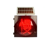 汇特益 太阳能爆闪灯 路口施工警示灯路障频闪灯 300黄闪红慢灯(高亮灯珠)(单位:个)