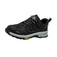 美瑞欧 劳保鞋防砸防刺穿带钢板绝缘工地鞋橡胶底B1四季款黑色 44(单位:双)