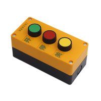 Hittery 伸缩门手动开关三联按钮升降停台控卷闸自复位点动开关停 标准款道闸开关(单位:个)