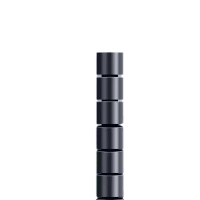 汇特益 PE开口式电脑线收纳 包线管 黑色 圆内径8mm/3米 环保料 含理线器 3米/条 5条/组(单位:组)