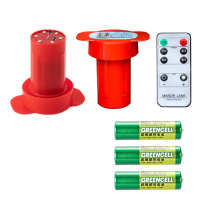 奥托多尔 LED灯笼灯 一对装[免插电遥控款 LED红光灯(发2个)含通用遥控器 配5号碳性电池8粒(单位:套)