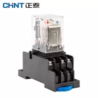正泰(CHNT) 中间继电器 JZX-22F(D)/3Z 11脚带底座直流 DC24V 含底座CZY11A (单位:个)