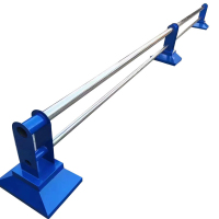 美瑞欧 机非隔离护栏 高度60cm厚度2.0 201不锈钢复合管q235钢板立柱 含21个立柱 60米/套 (单位:套)