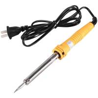 序号267 得力 外热式恒温电烙铁尖头(黄) DL8860 60W 起订5把(单位:把)货期4天