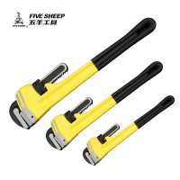 序号135 五羊(FIVERAMS) 重型粘塑柄管钳 36寸 起订10把(单位:把)