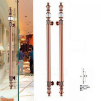 汇特益 纯铜玫瑰金大门拉手 现代水晶 玻璃门 木门拉手 大拉手 欧式 尺寸 颜色定制[购买联系客服] (单位:付)