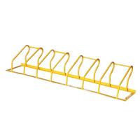 汇特益 烤漆停车架 一体卡位式 电动车2米4位/组 黄色 (单位:组)