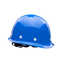 美瑞欧 安全帽10kv绝缘可带电作业 工人电工防触电安全工地工业头盔 MJ001蓝色 盔式玻璃钢 460克(单位:顶)