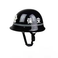 汇特益 防暴头盔 PC半盔 黑色防暴头盔麦穗款 含徽 含保安字(单位:个)