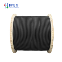 恒德升 GYXTW-4B1.3中心束管式轻铠装光缆 室外管道架空工程光纤线单模4芯 8mm外径黑色2000米